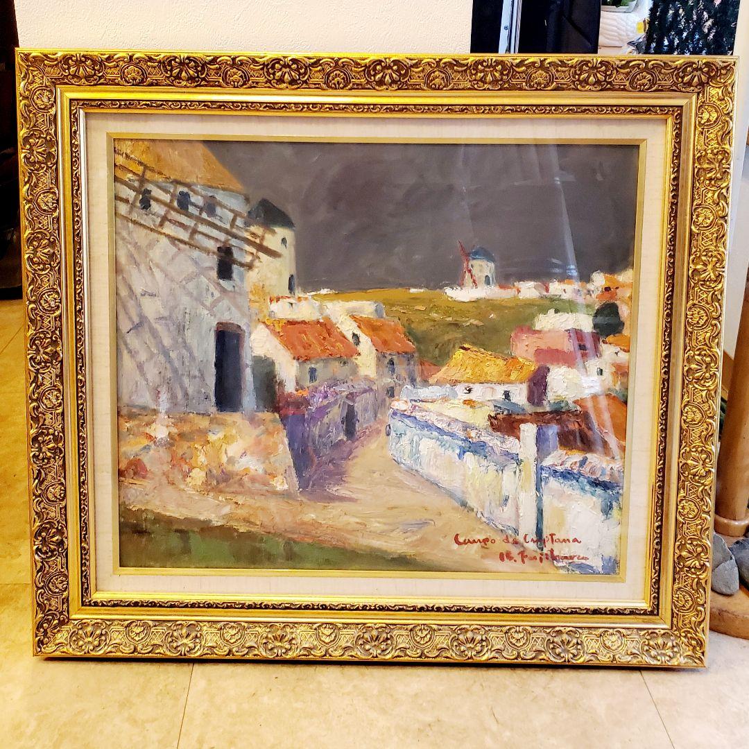 アンティーク　額縁　大きめ　絵画