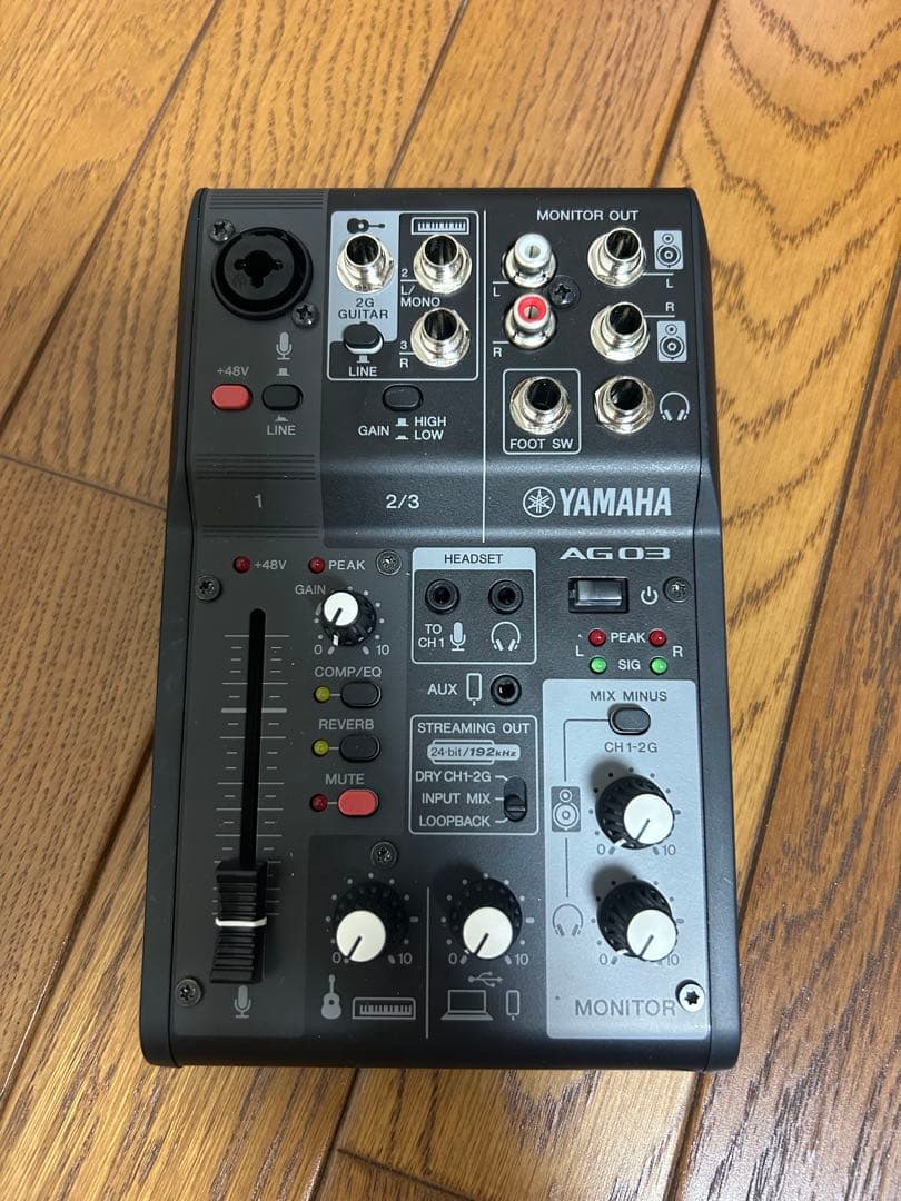 YAMAHA AG03MK2 Bブラック オーディオインターフェース