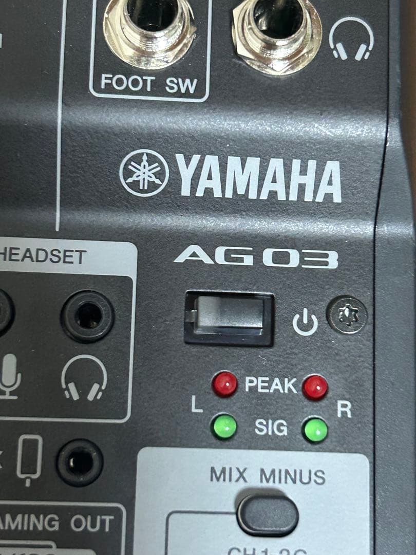 YAMAHA AG03MK2 Bブラック オーディオインターフェース