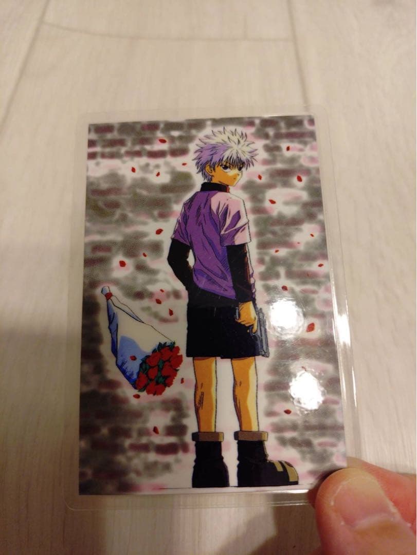 【稀少】【値下げ】旧HUNTER×HUNTER キルア　ラミネートカード