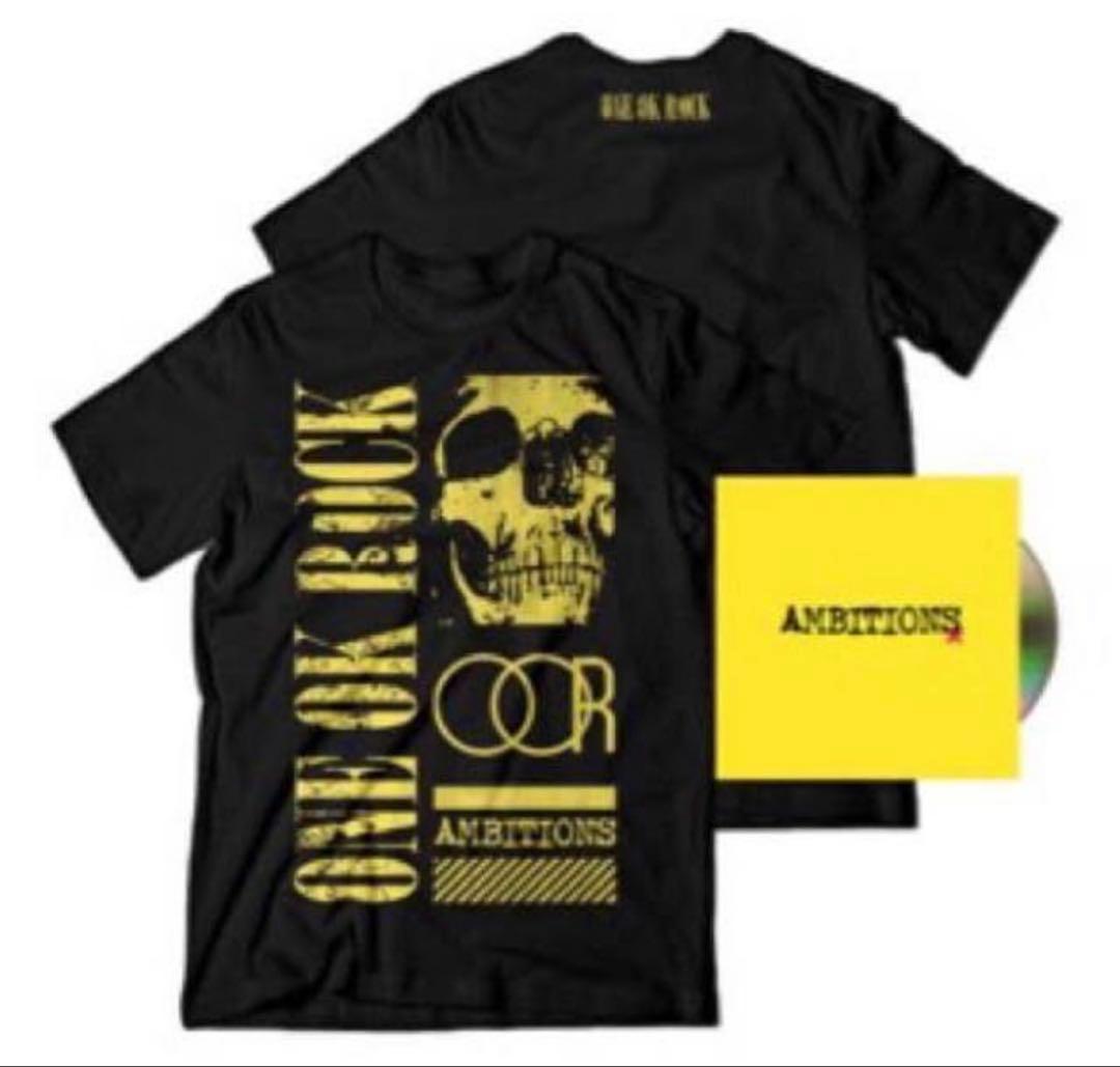 新品未使用 ONE OK ROCK ambitions 海外限定Tシャツ CD