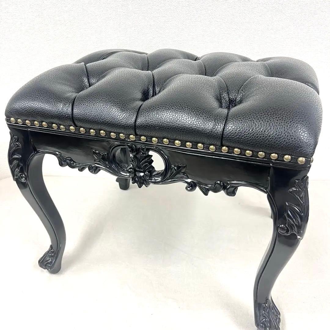 【美品】オットマン アンティーク ロココ