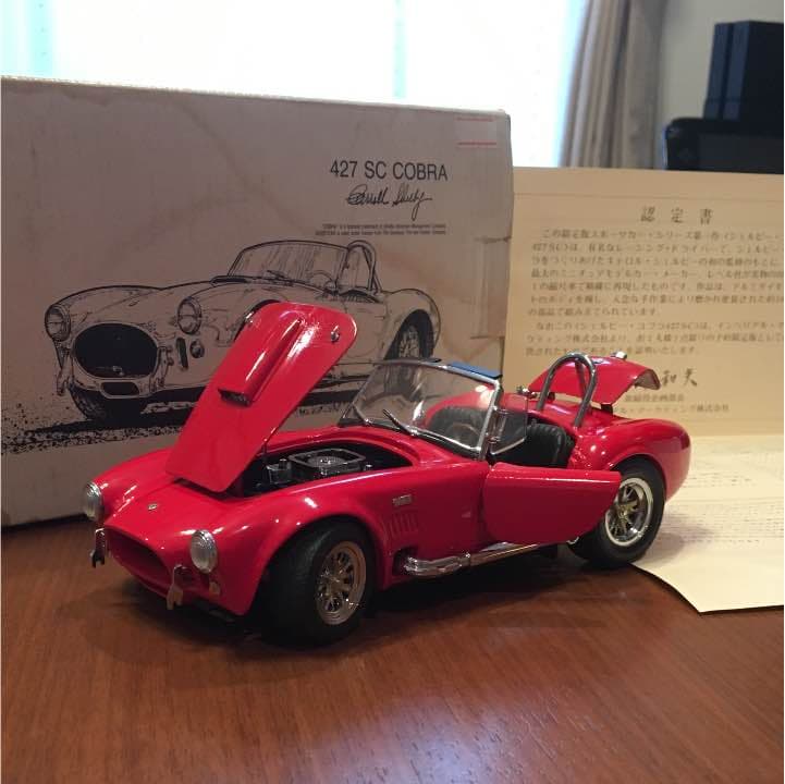 希少品1/20シェルビーコブラ 427SC赤IMMAレベル製