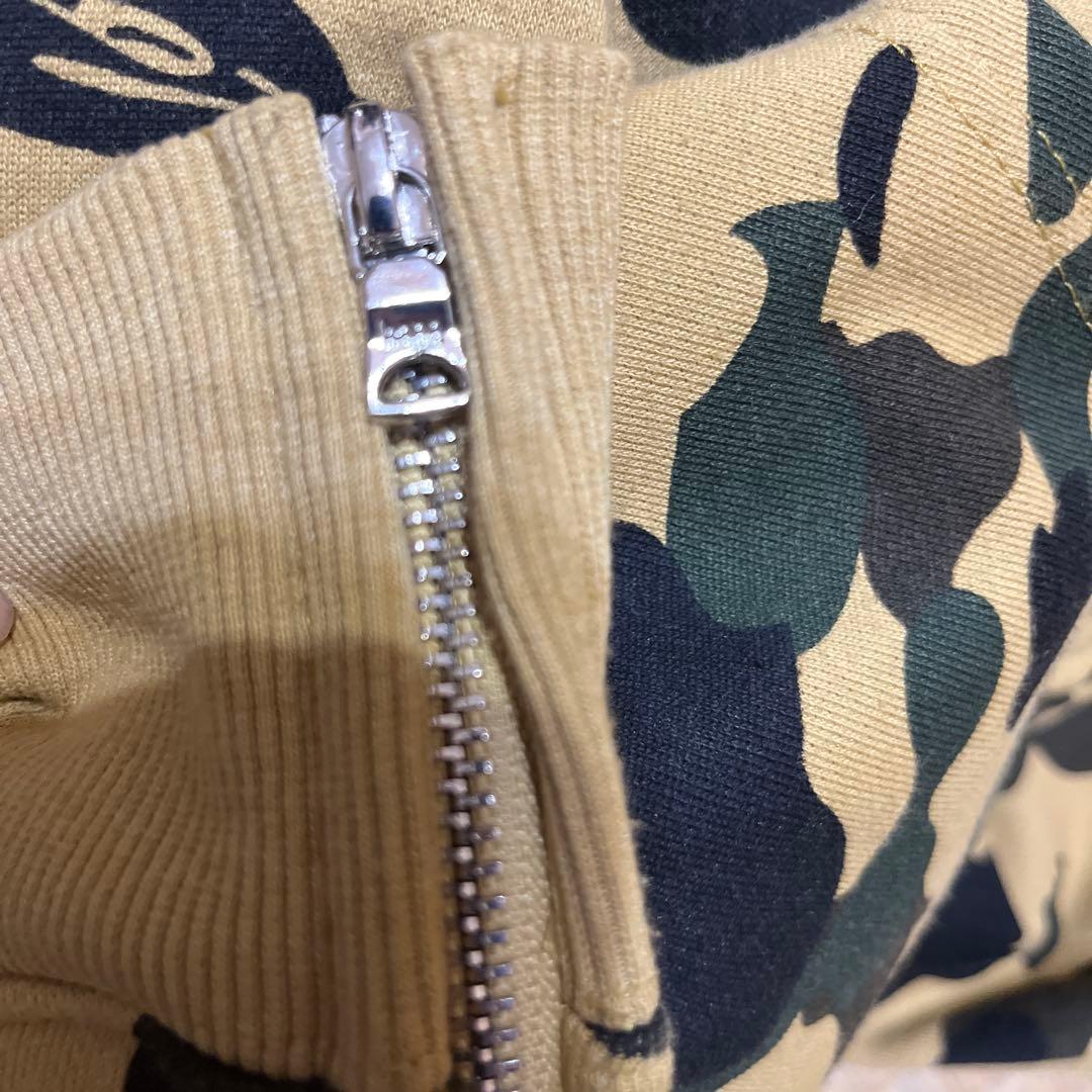 エイプ　シャークパーカー　迷彩　L ジップパーカー