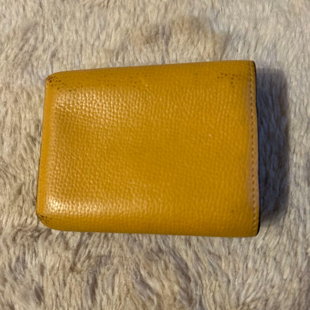 LOEWE イエロー 三つ折り財布