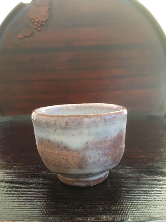 萩ぐい呑　吉賀将夫 作（吉賀大眉ご子息）