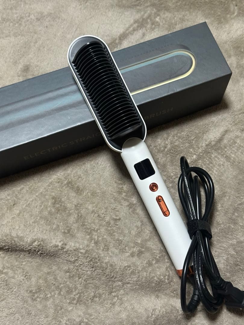 Electric Straightening Brush ホワイト