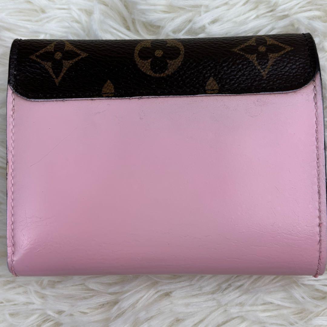 ルイヴィトン モノグラム ポルトフォイユ チェリーウッド ローズバレリーヌ 財布