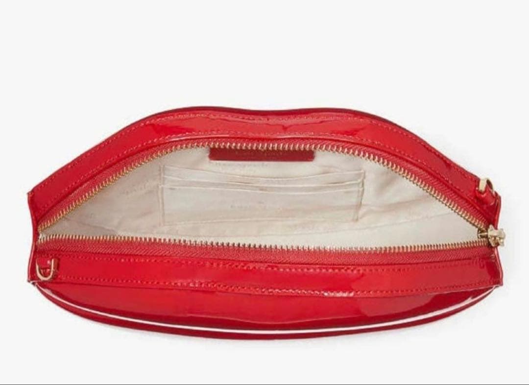 ☆新品☆kate spade 唇型ショルダーバッグ 赤