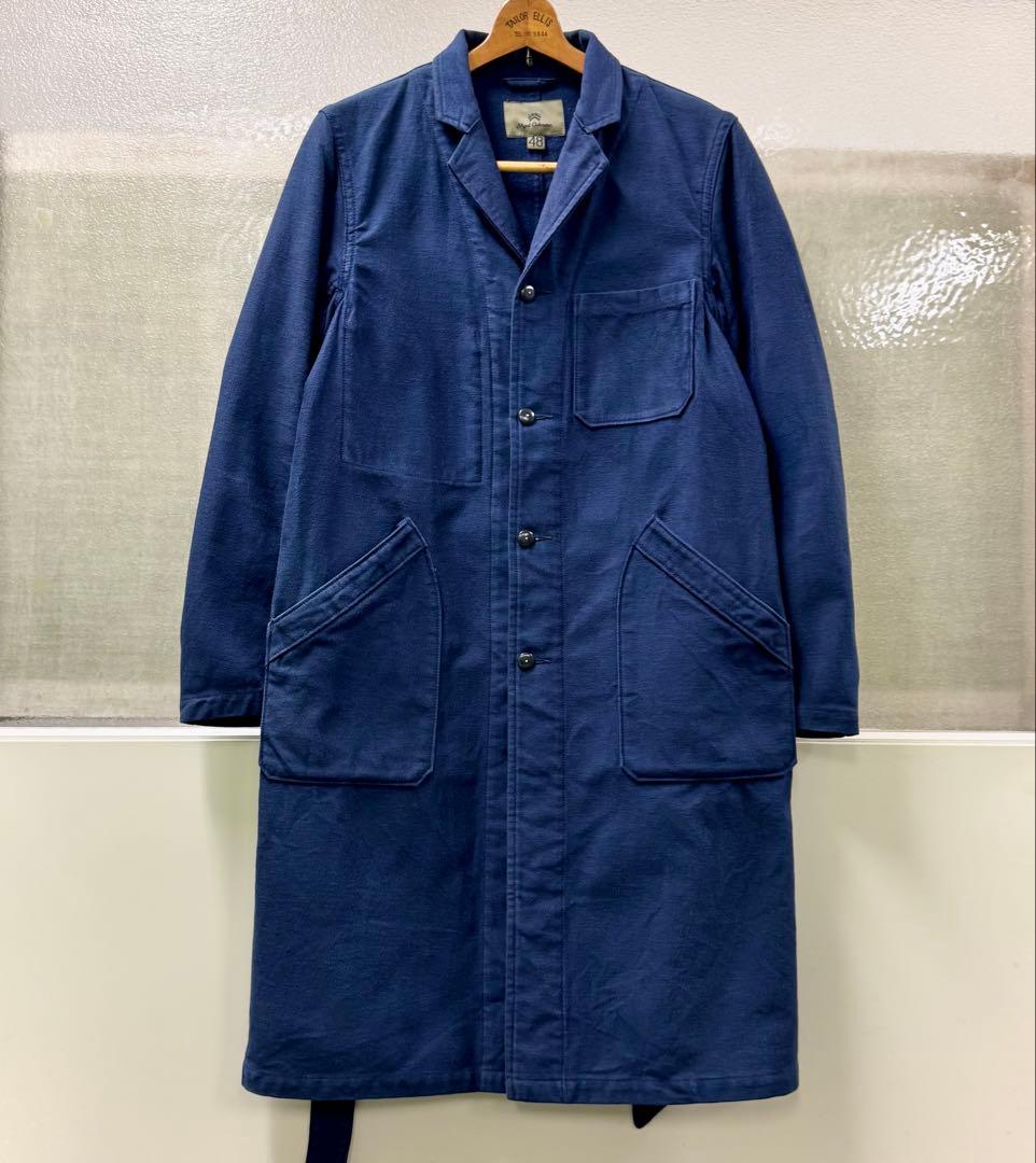 Nigel Cabourn ワーカーズコート-モールスキン 48 インディゴ染め