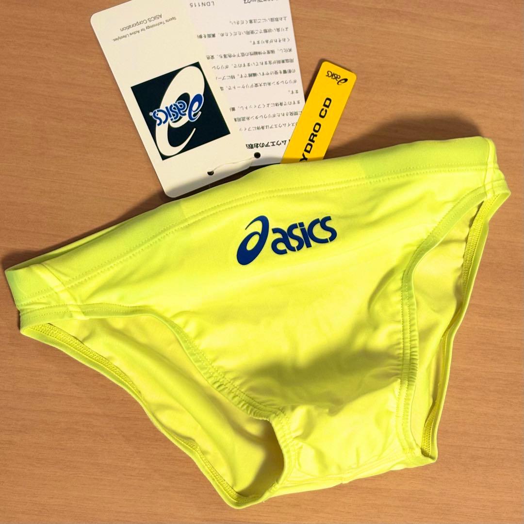 【新品】asics AMA55T 競パン 青ロゴ ハイドロCD 競泳水着