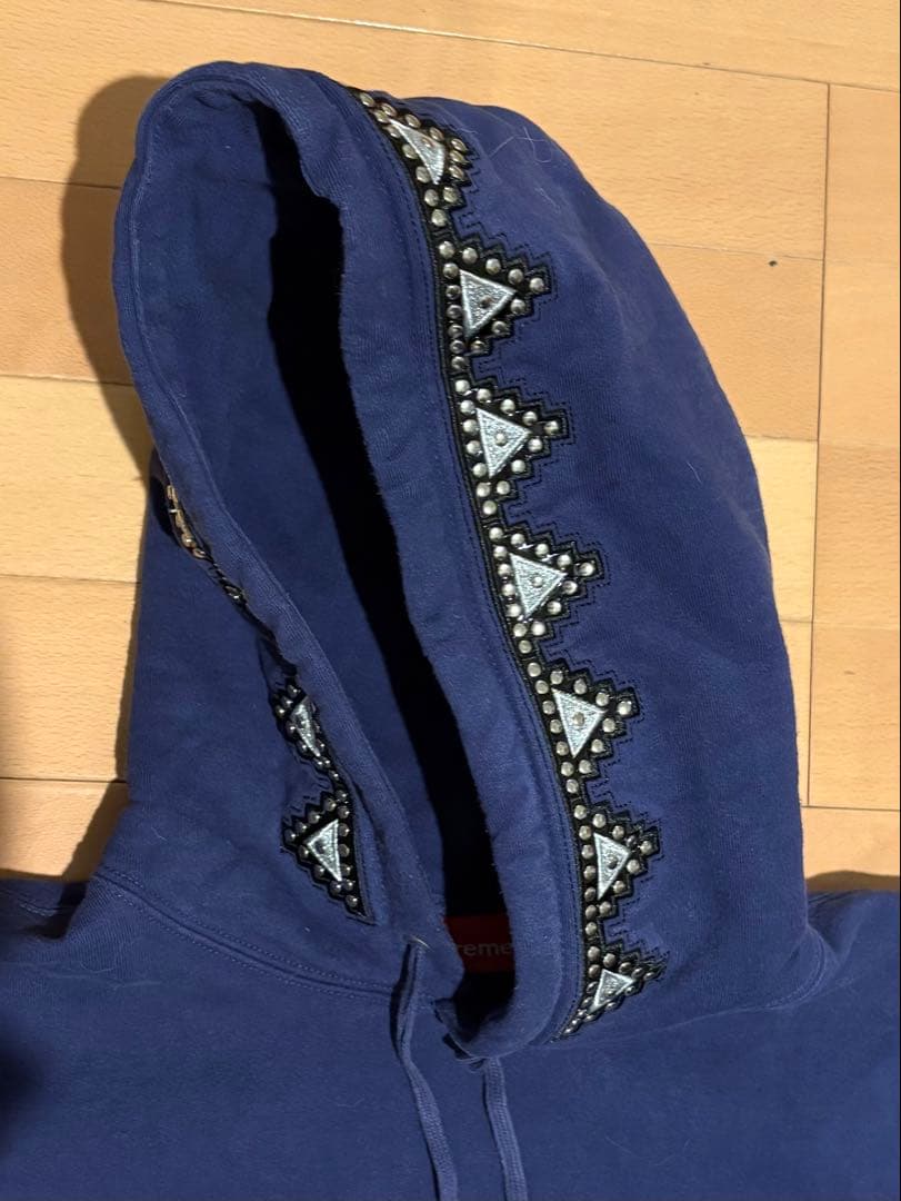 supreme Pharaoh Studded Hooded スタッズ　L