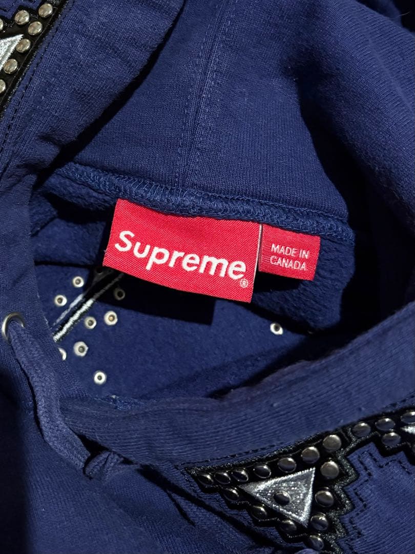 supreme Pharaoh Studded Hooded スタッズ　L