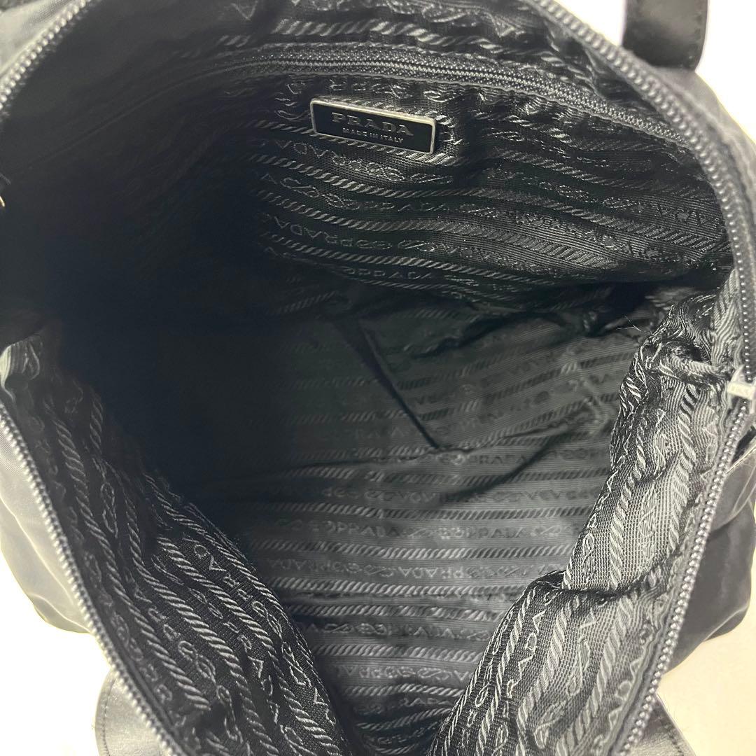 美品/近年✨プラダ ハンドバッグ 三角ロゴプレート テスートナイロン ポコノ