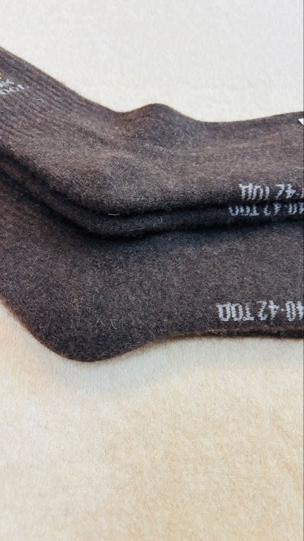 専用！ヤクウールソックス ヤク100％ 25-27cm 4足 モンゴル産 厚手