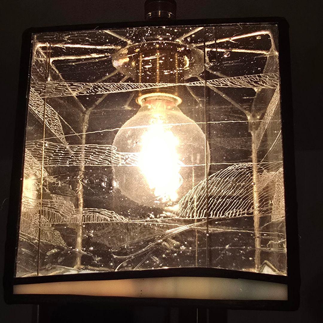 長野深雪 雪ガラス ペンダントライト ステンドグラス