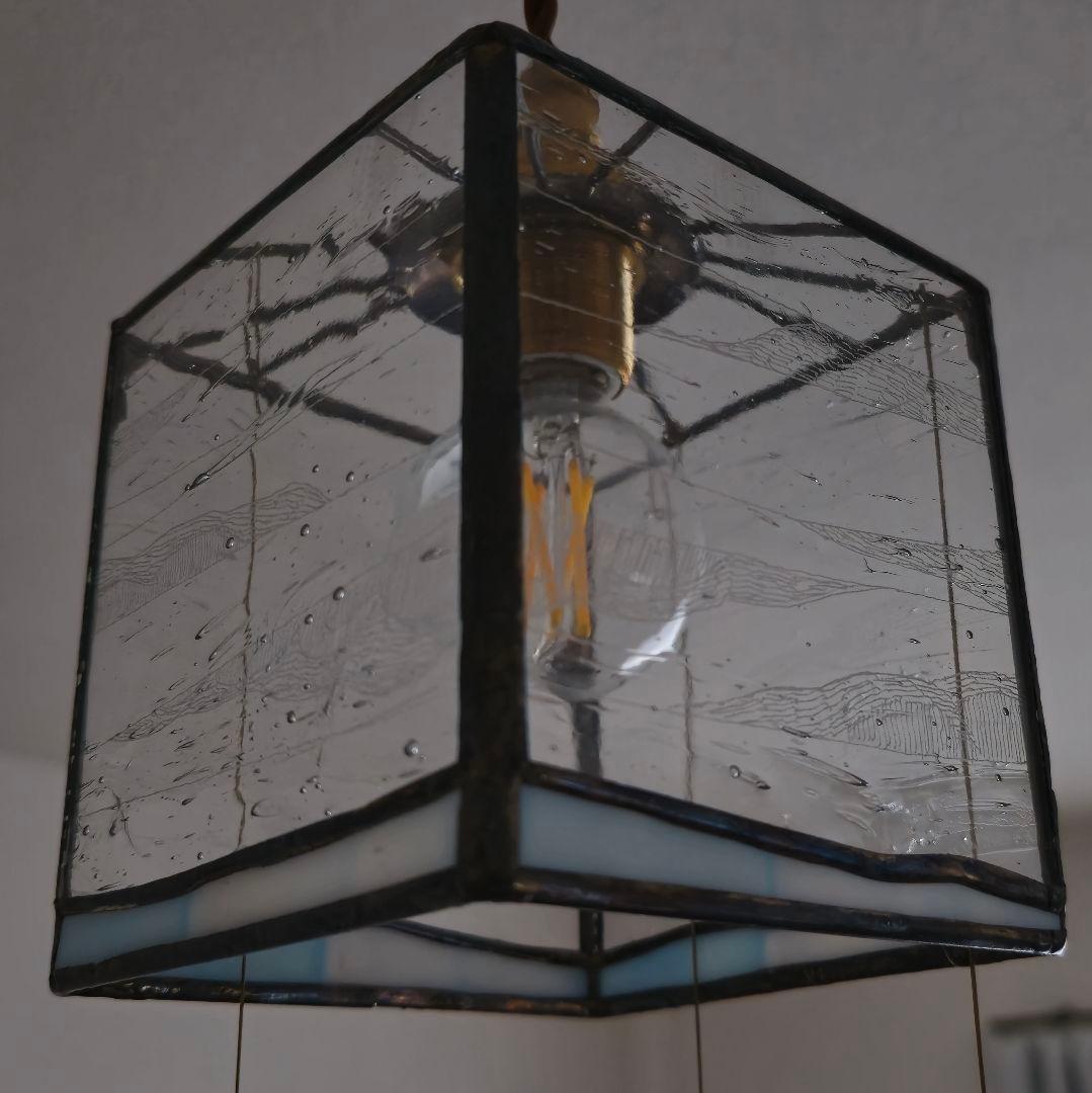 長野深雪 雪ガラス ペンダントライト ステンドグラス