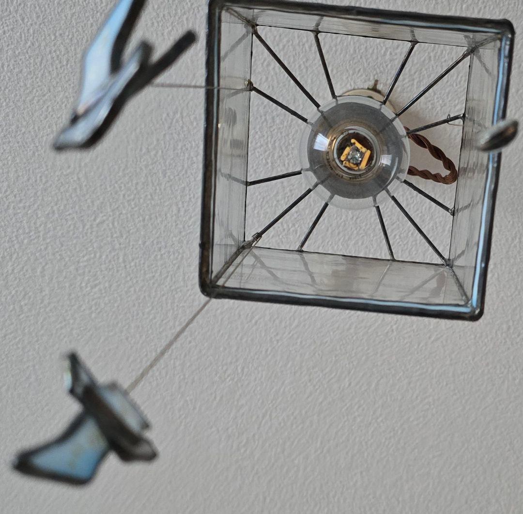 長野深雪 雪ガラス ペンダントライト ステンドグラス