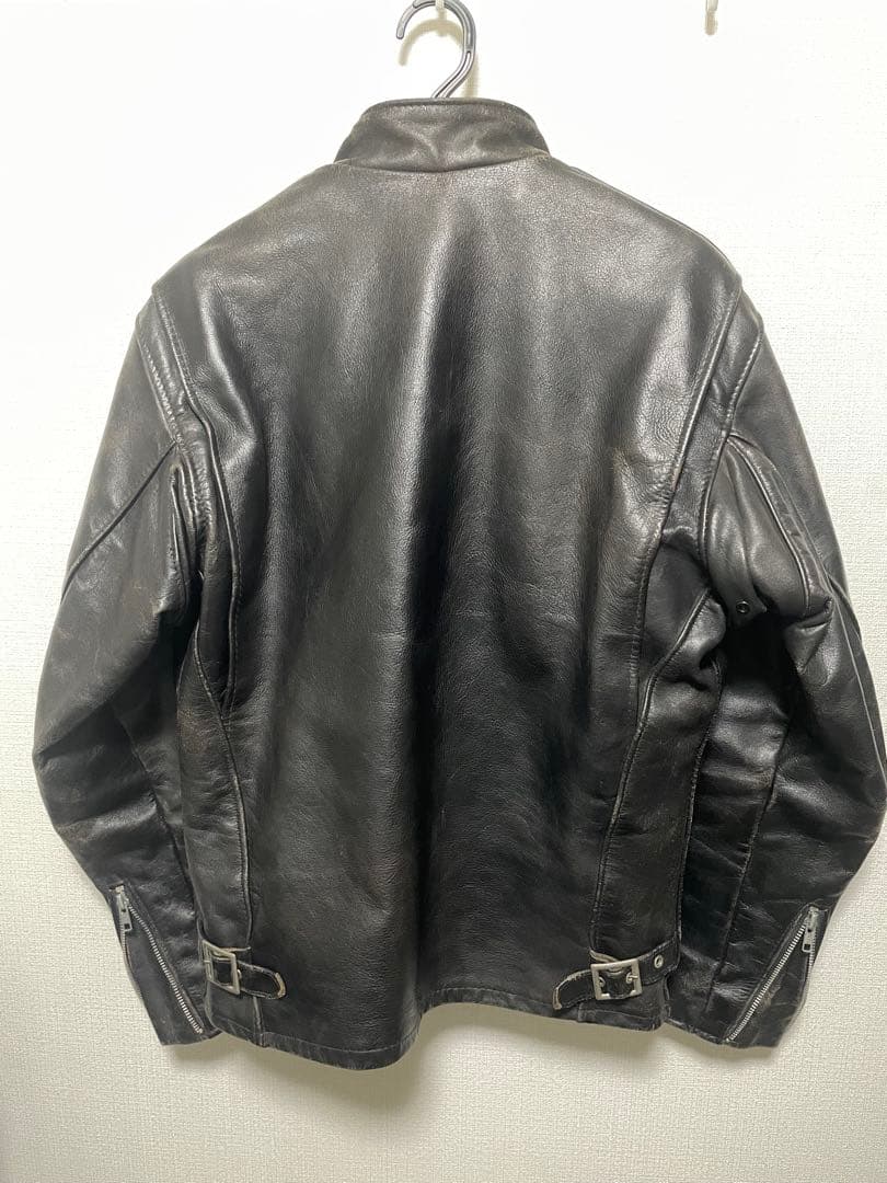 schott 641ライナー付 38 シングルライダースジャケット　牛革