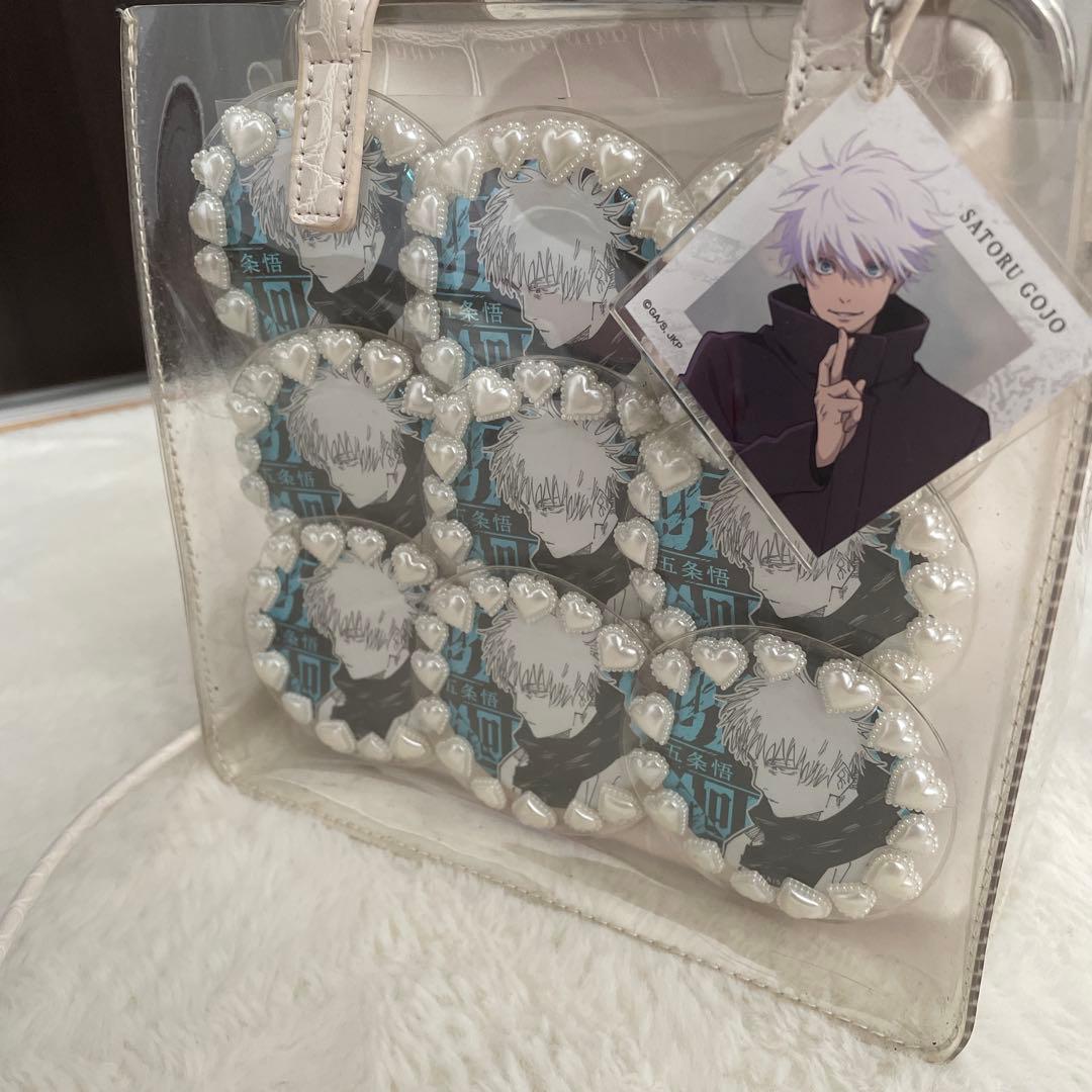 呪術廻戦展 五条悟 でコレクション缶バッジ 痛バ