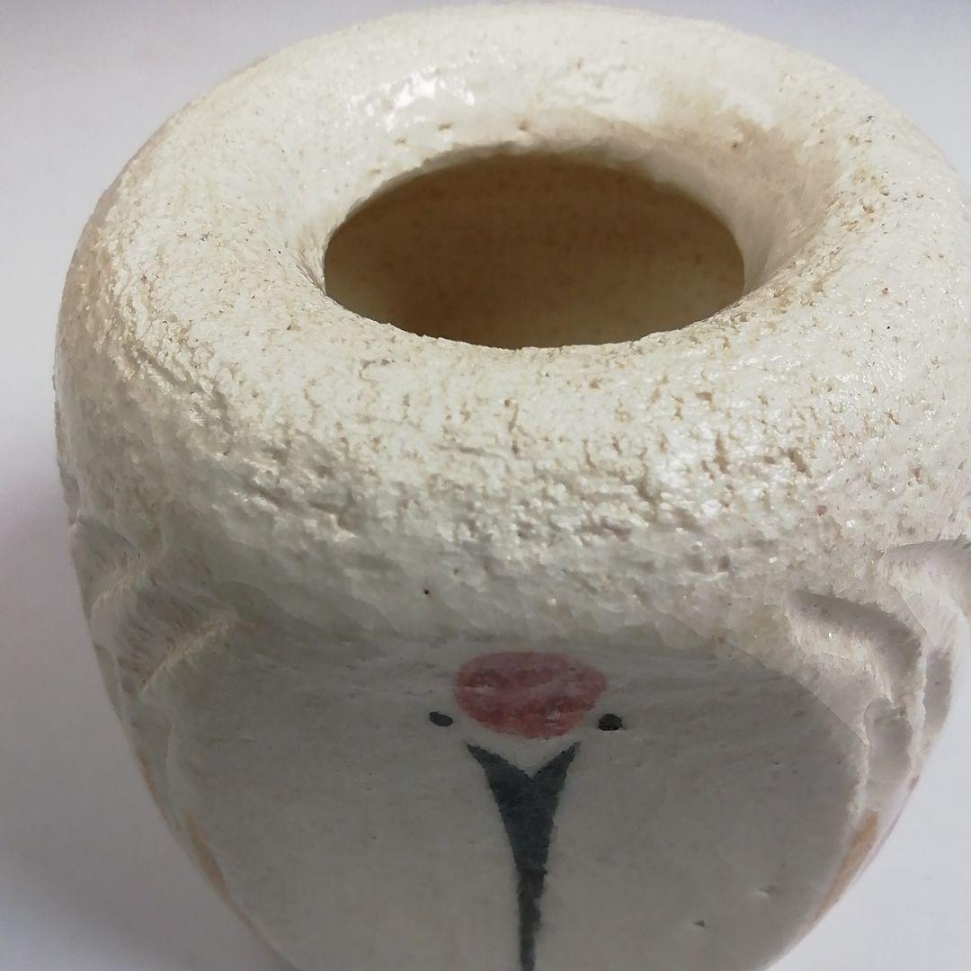 Ｔ９６２　蓋置　『鶴　蓋置』『伊東桂楽 造』　共箱　茶道具