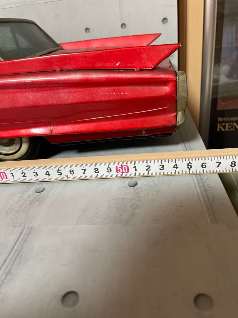 ヨネザワ超大型ブリキキャデラック特大550mm不動　大きく大迫力です！