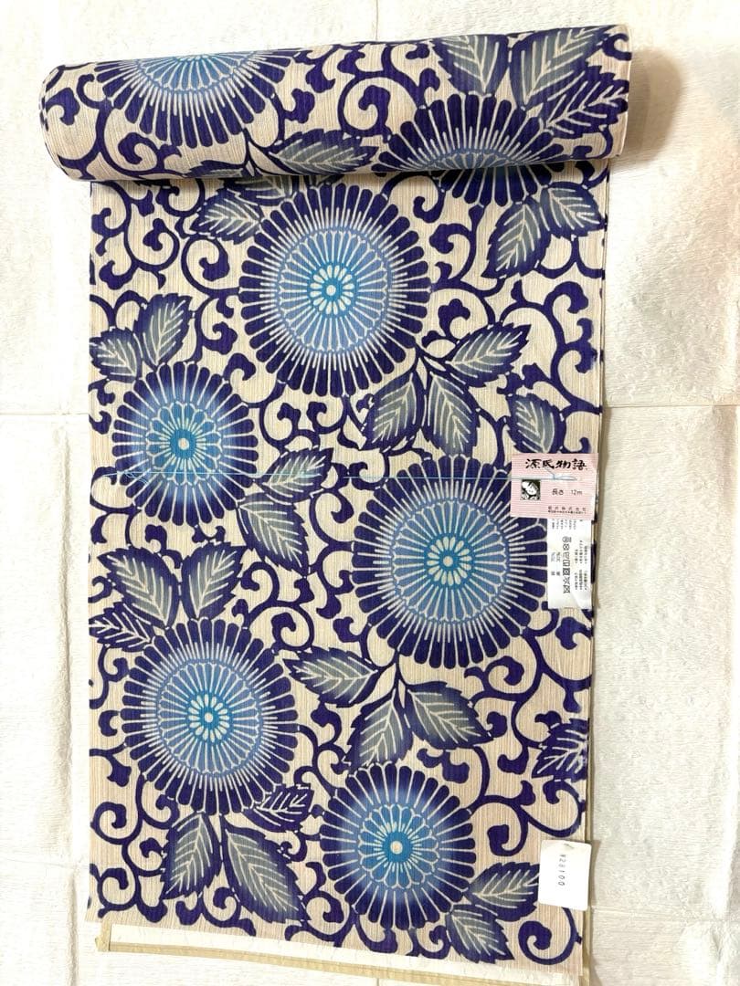 浴衣　反物　源氏物語　新品美品
