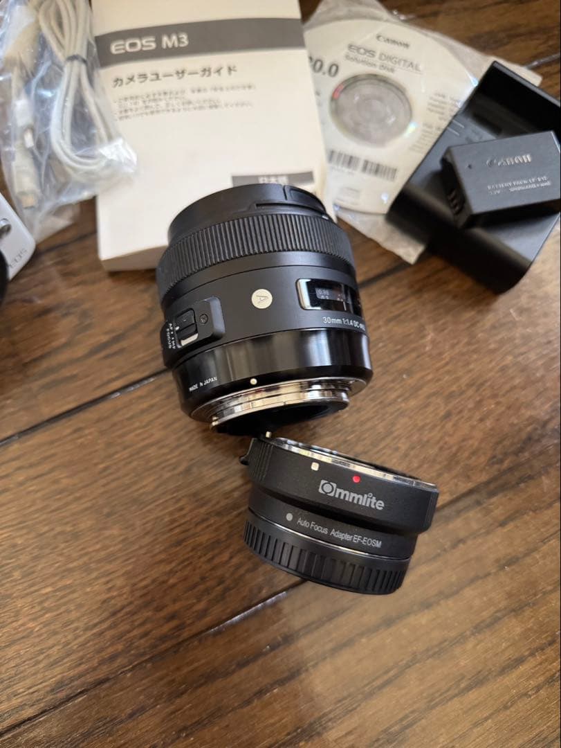 Canon EOS M3 ミラーレスカメラ sigma 30mm F1.4