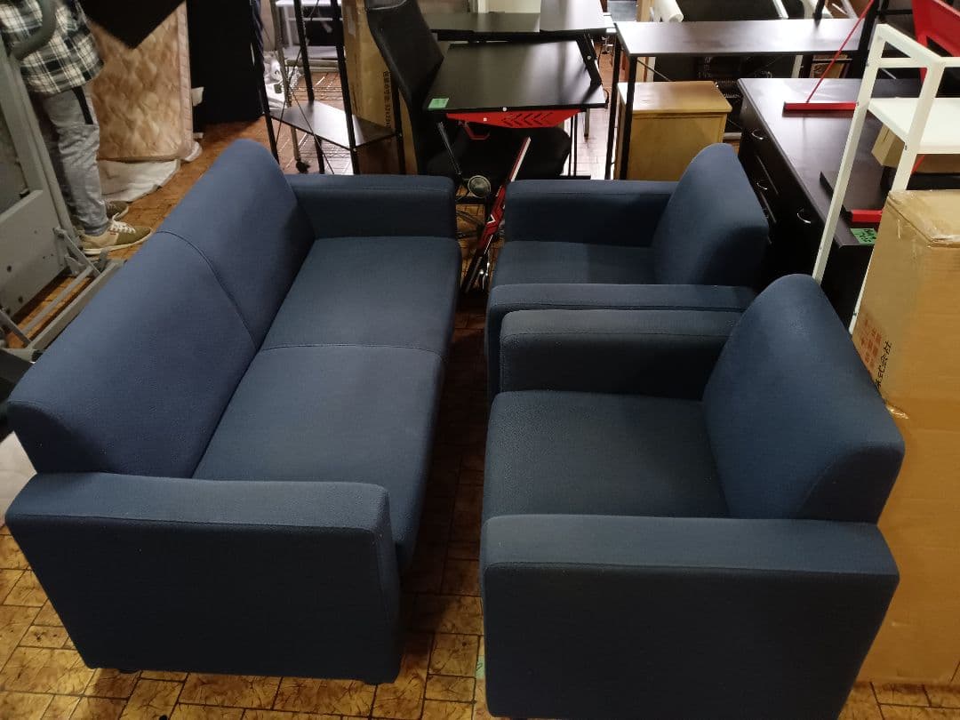 KOKUYO ネイビー ソファセット