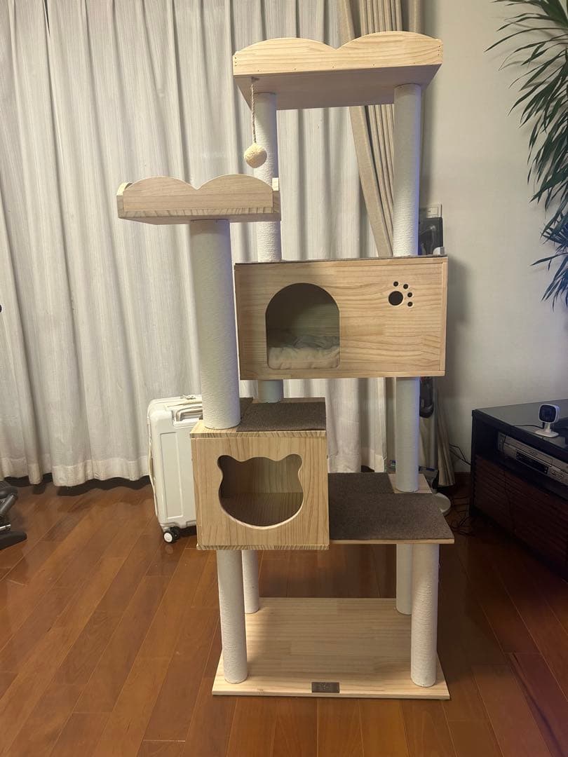 キャットタワー 高さ153cm