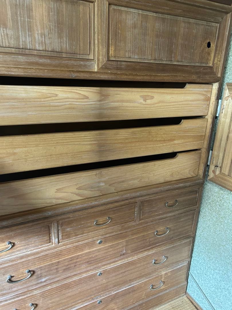 アンティーク　木製和風箪笥