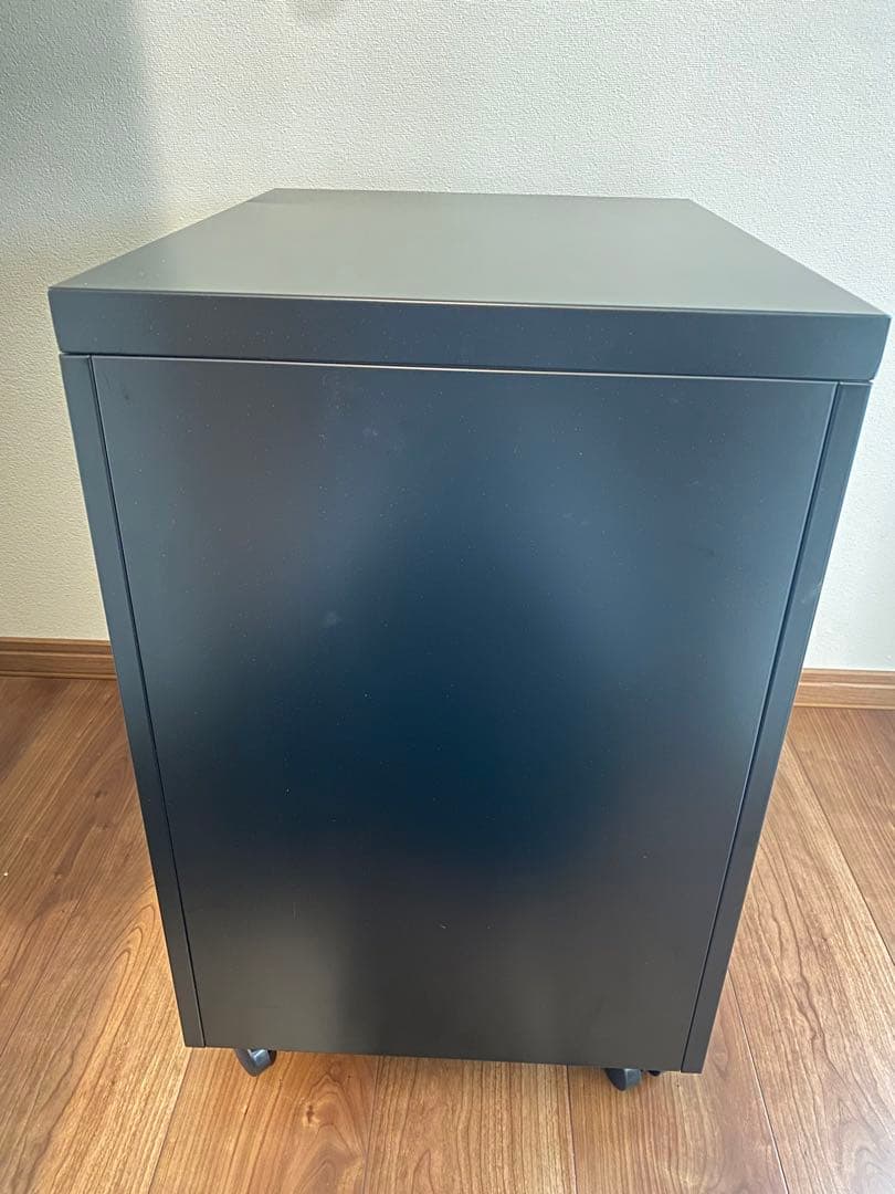 【訳あり品】サイドワゴン オフィス 鍵付き キャスター付き 3段 完成品