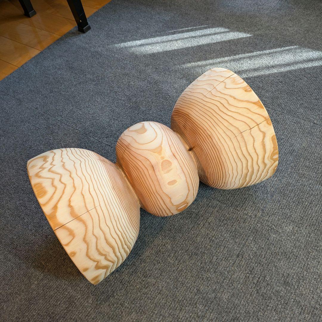 杉　丸太　椅子　スツール　テーブル　高さ約38㎝