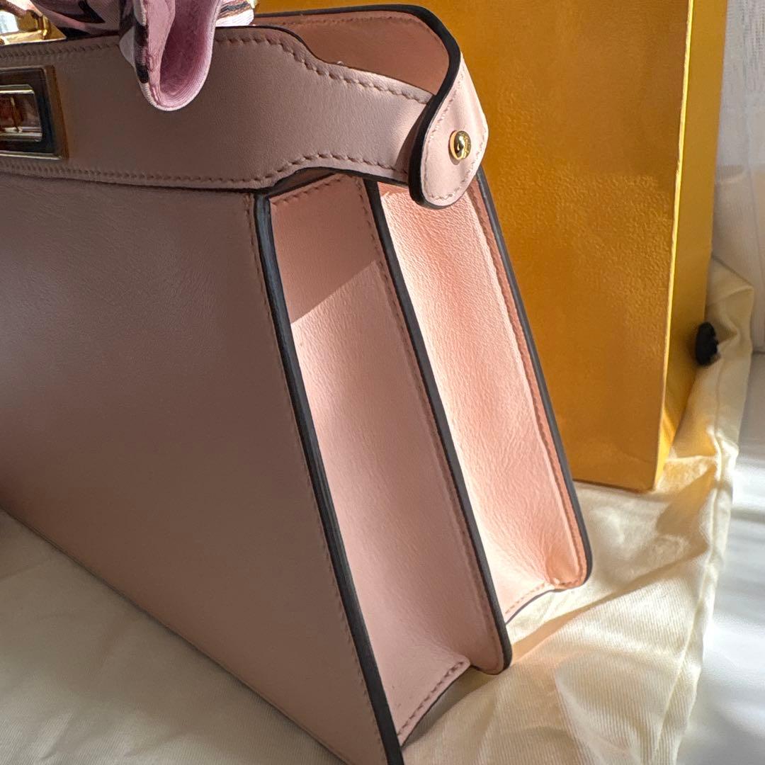 【フェンディ】ピーカブーアイシーユースモールピンクべっ甲