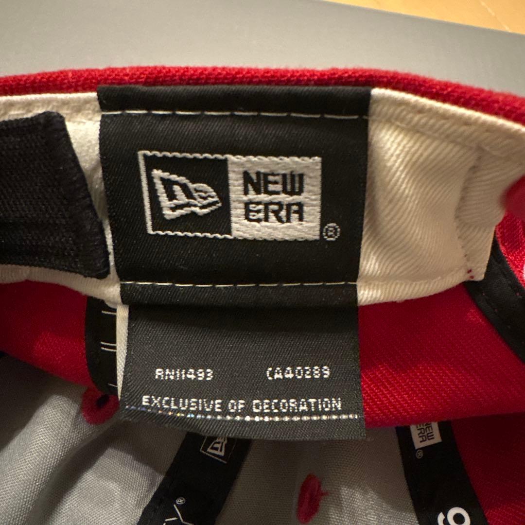 Saint Mxxxxxx × new era 9FIFTY キャップ　レッド