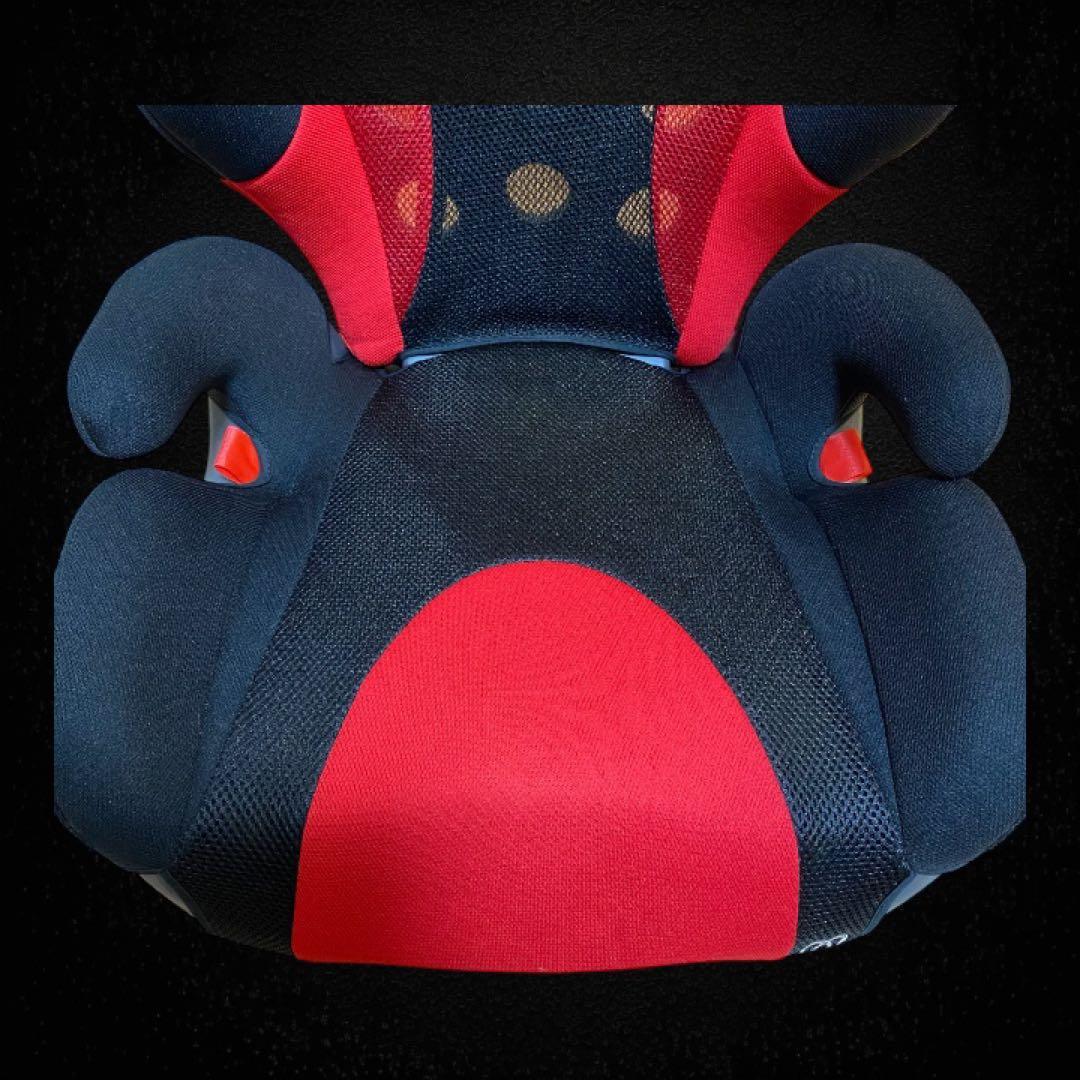 極美品✨AILEBEBE ALC248 ジュニアシート スカーレットブラック