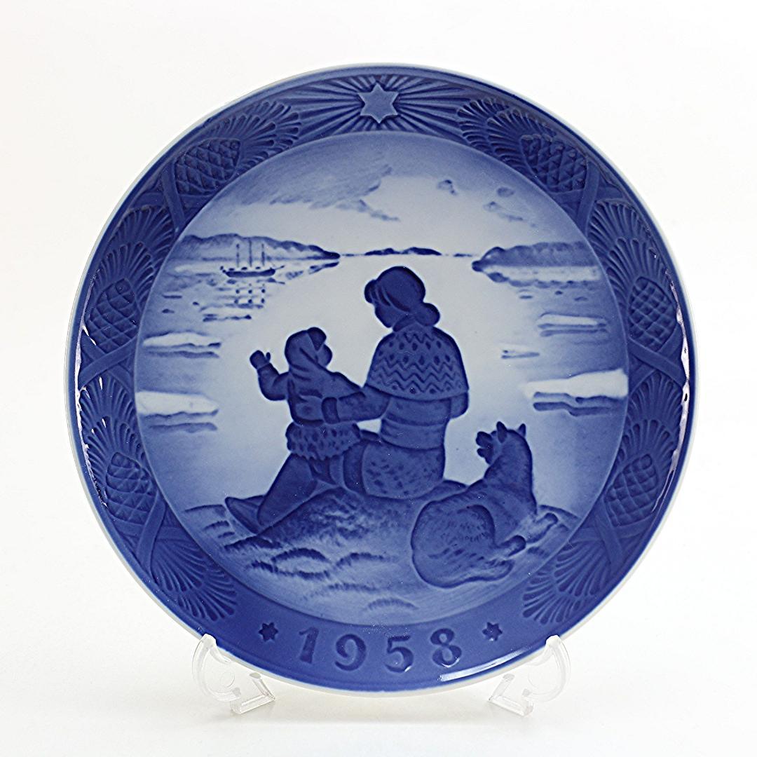 1958年 「グリーンランドの陽光」 イヤープレート ロイヤルコペンハーゲン