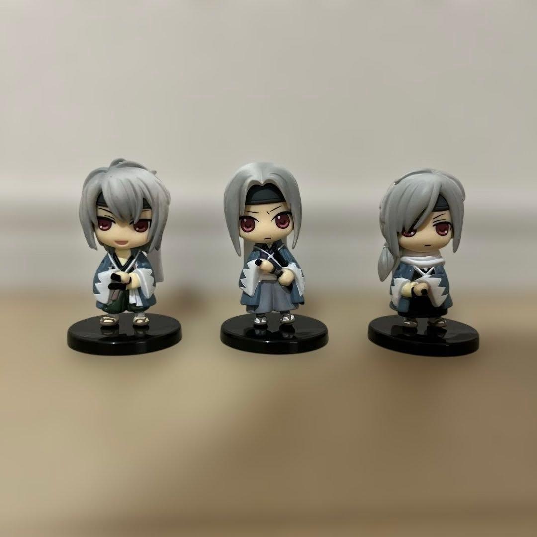 薄桜鬼　タイトーくじ　ダブルハッピー賞　デフォルメフィギュア　土方　沖田　斎藤