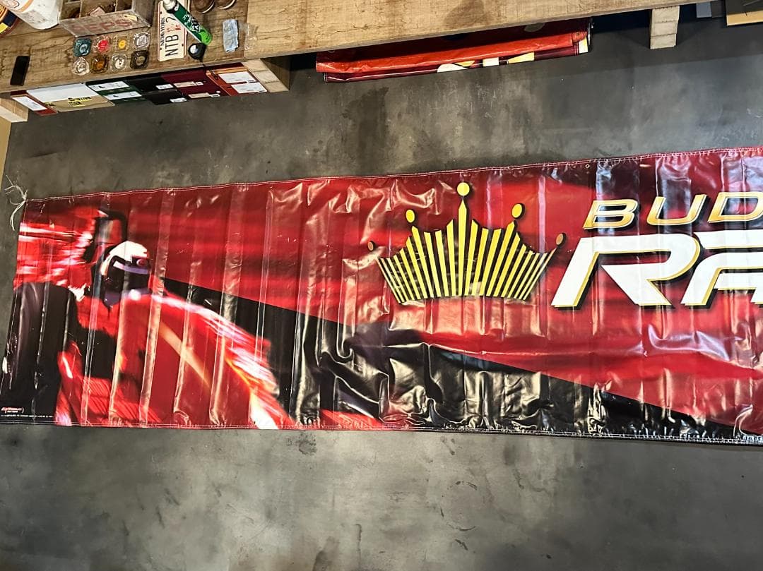 【超巨大 約9.7m】NASCAR BudweiserRacing バナー非売品