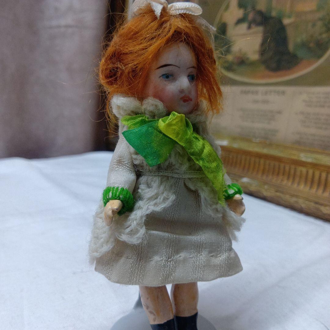 ♥フランスからやって素朴な　アンティークビスクドール　ミニョネット♥