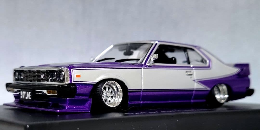 1/43　スカイライン改　ジャパン　SSRマークⅢ　アルミ製　深リム　街道