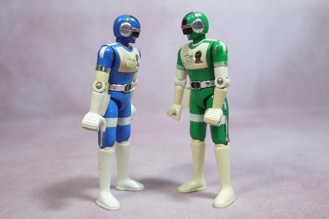 超合金　バイオマン　バイオブルー＋バイオグリーン