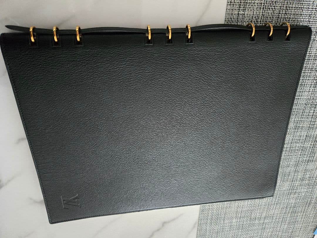 にゃにさん専用　Louis Vuitton 黒 レザー ノート