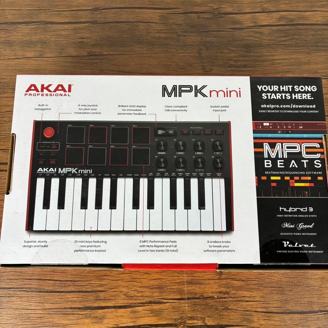 【美品】AKAI MPK mini MIDIキーボード