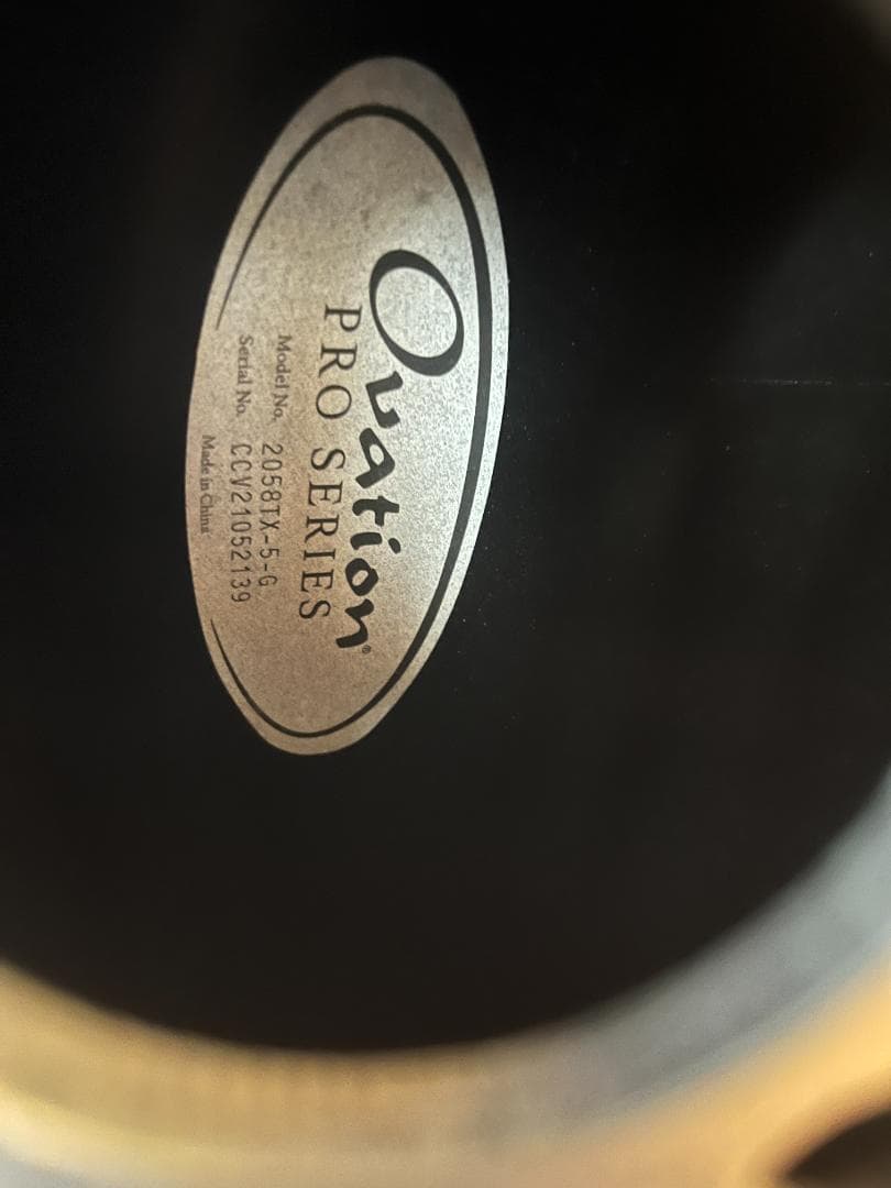 エレアコ　１２弦　OVATION オベーション 2058TX-5　ギター