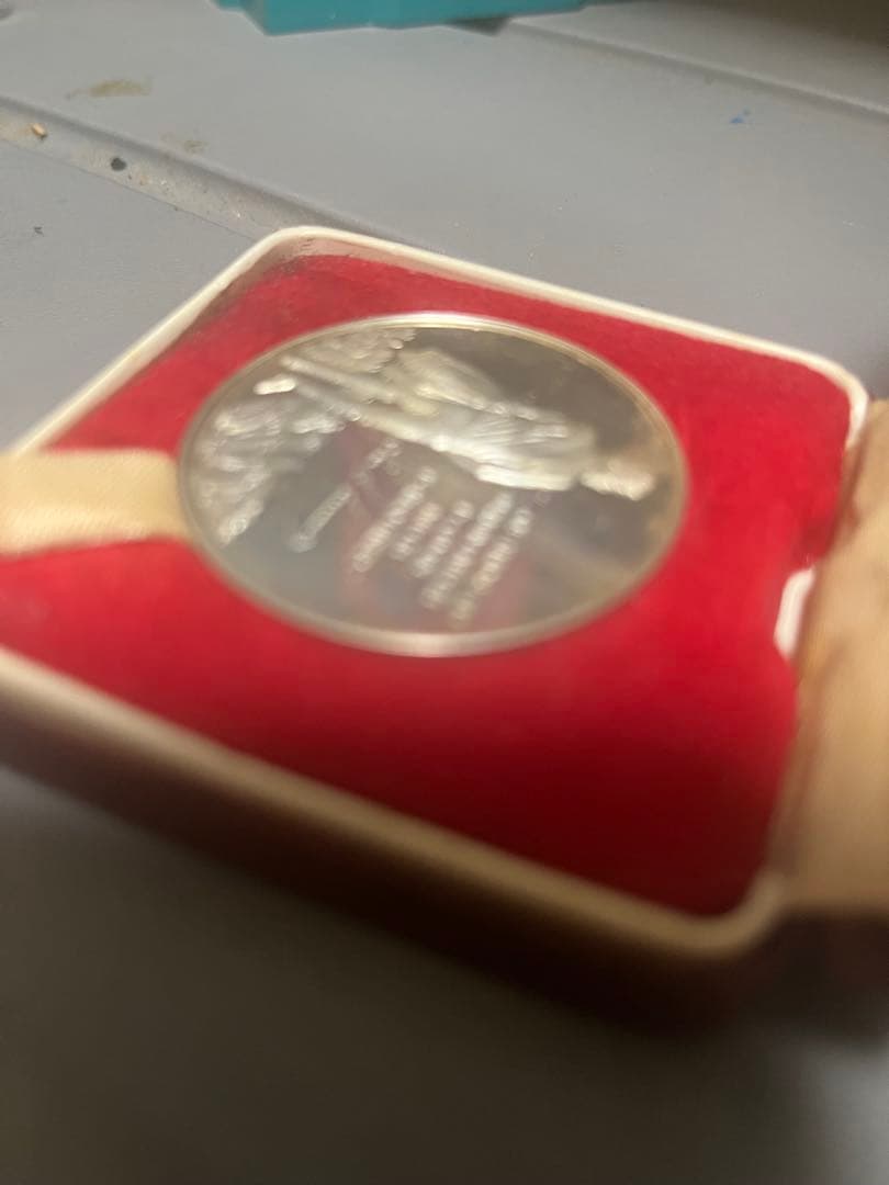 フランクリンミント ジョン F ケネディ プルーフ 銀貨 ? メダル？ ケース入