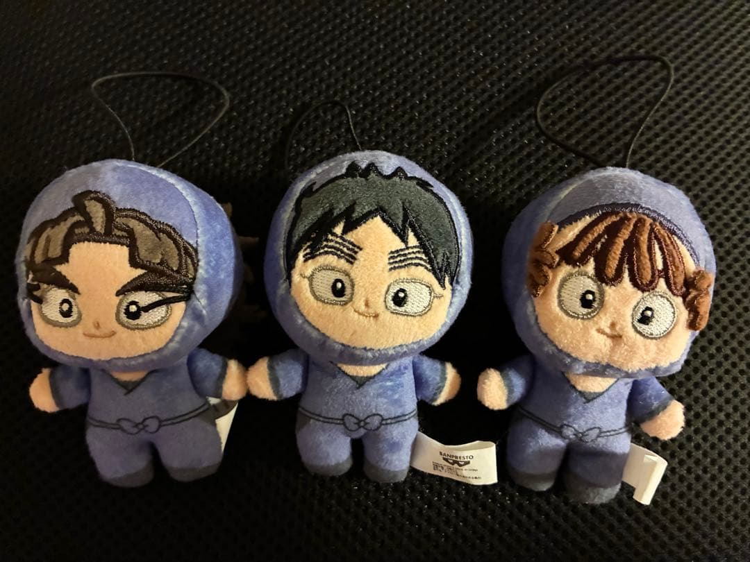 忍たま ほわぬい 五年 全種セット 久々知 尾浜 竹谷 鉢屋 不破