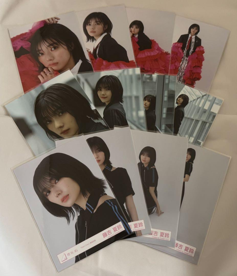 櫻坂46 藤吉夏鈴 生写真 Start over! 3種まとめ売り