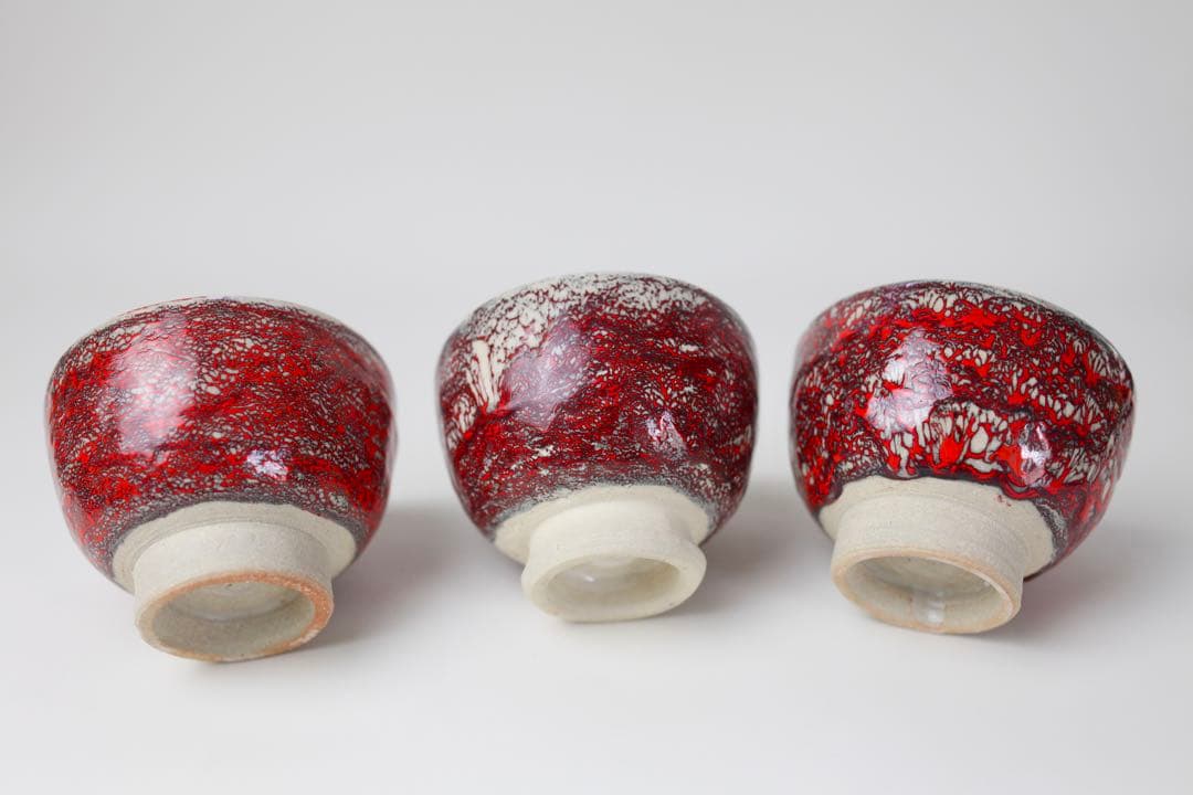 箕面焼 松田箕山 湯碗 六客 煎茶器