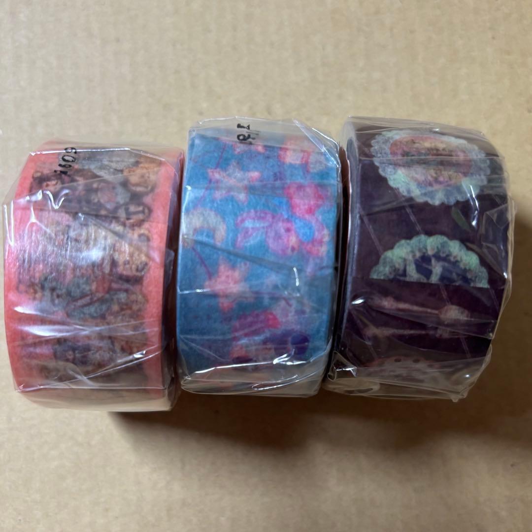 オカッパラバーさん　マスキングテープ　セット　A